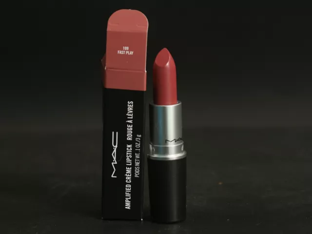 Lápiz Labial Crema Amplificada Mac - 109 Juego Rápido - Nuevo En Caja