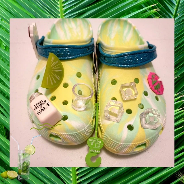 Margaritaville CROCS X Jimmy Buffet Limited Edition Mens Size 6 Womens 8 Salt