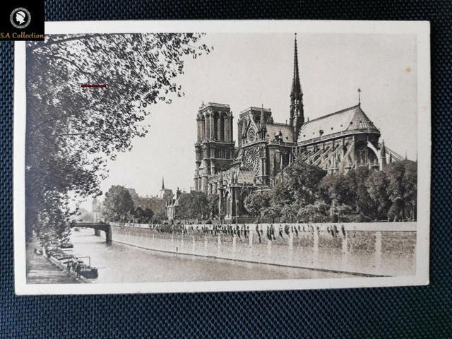 CPA 75 PARIS en Flanant - Notre-Dame et le Square de l'Archevêche
