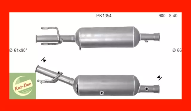 Ruß-Partikelfilter für Citroen, Peugeot und DS, Kat, Auspuff, Auspuffanlage