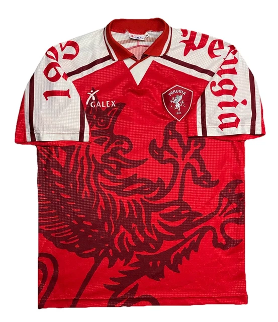 MAGLIA CALCIO AC Perugia Galex 1997/98 Jersey Trikot Maillot