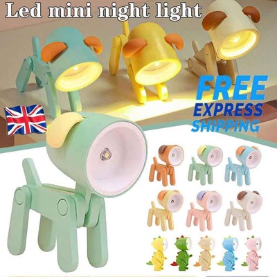 FOLDING LED NIGHT Lights Cartoon Desk Lamp Mini Cute Light Folding