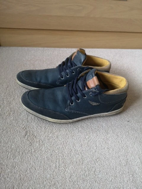 DUNE MEN'S NAVY Leather Trainer Boots UK 9 EU 43 £10.00 - PicClick UK