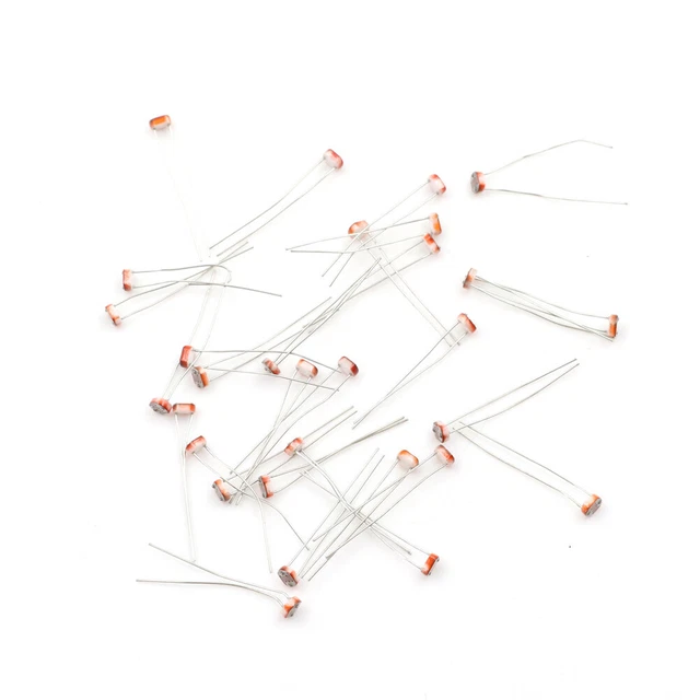 30PCS Photoresistor GL5516 LDR CDS 5mm Light-Dependent Resistor Sensor Arduin ql