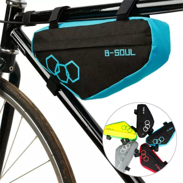 Waterproof Mountain Bike Triangle Bag Bicycle Frame Front Tube Bags Storage UK