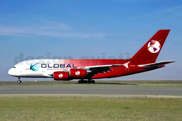 aviation  , photo , aircraft . airplanes . collection  airbus a 380 global