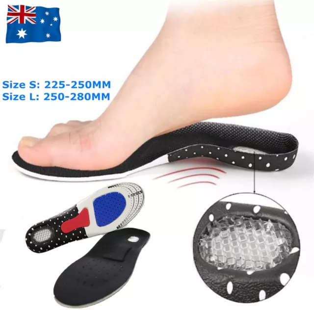 Plantar Fasciitis Relief Orthotic Insoles Arch Support Flat Foot Correcting Pads