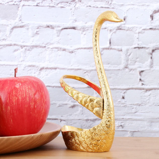 Soporte para vajilla de café horquillas de cisne soporte de almacenamiento