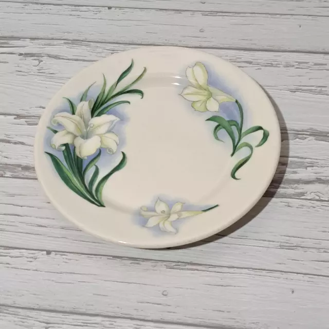 Vintage Syracuse China Restaurant Ware Plate Floral 5.5" Lily Pattern Circa 1960
