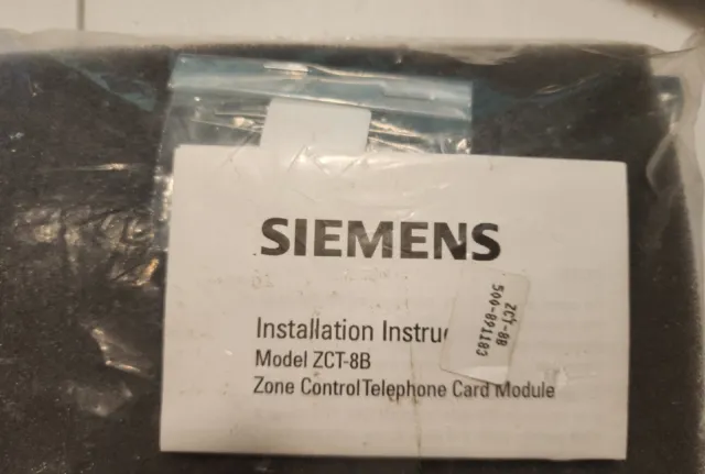 Siemens ZCT-8B ZONE CONTROL TELEPHONE CARD MODULE