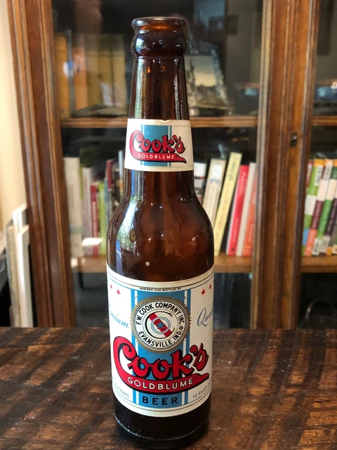 Cook&co Botl VINTAGE COOK'S GOLDBLUME 12 Oz. Ball Beer Bottle F.W. Cook Co ...