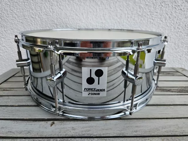 Sonor Snare Force 2001 14" x 6,5" Stahl Steel