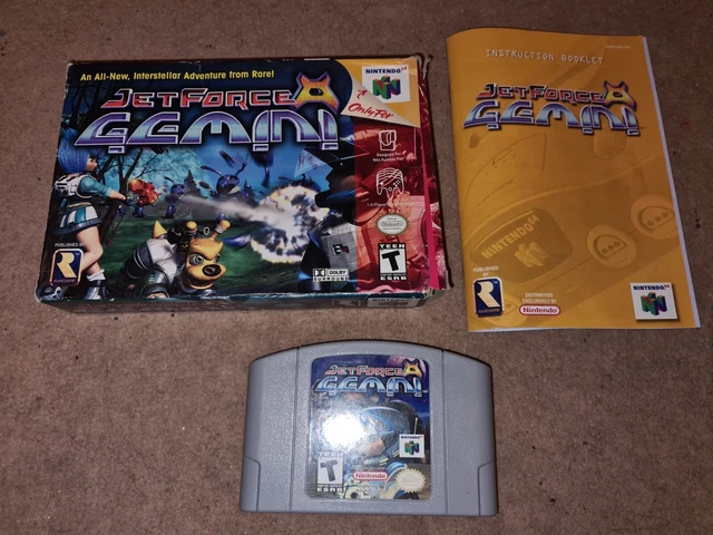 NINTENDO 64 JET FORCE GEMINI N64 NTSC-USA TESTATO FUNZIONANTE L@@K EUR ...
