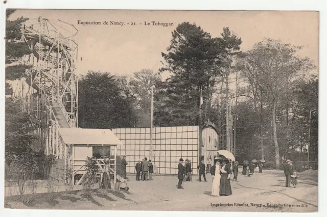 NANCY - M. & M. - CPA 54 - Exposition de Nancy 1909 - Manege le Toboggan