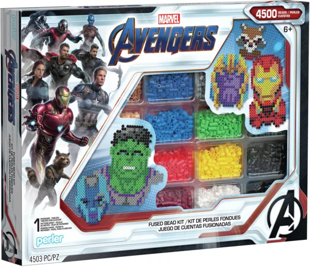 Perler Deluxe Fused Bead Kit-Avengers 80-54346