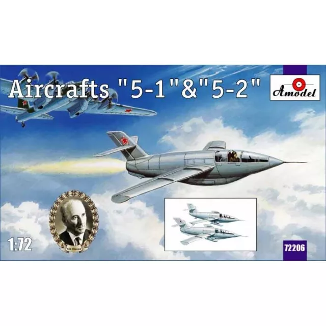 Amodel 72206 Plastic model airplane kit Scale 1:72 Aicraft '5-1' & '5-2'