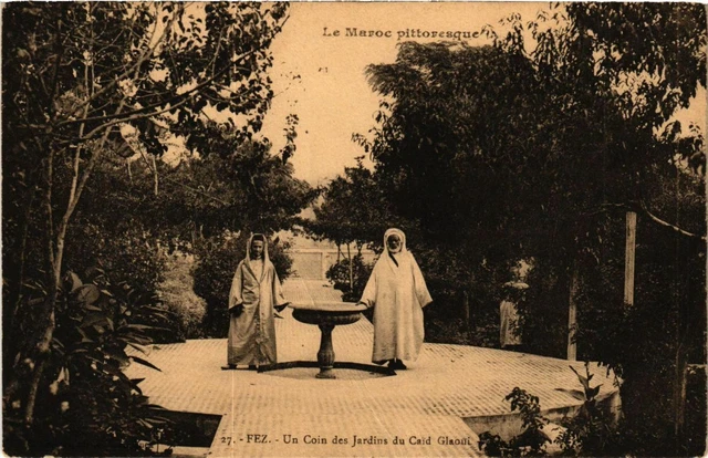 CPA AK MAROC FEZ - Un coin des Jardins du Caid Glaoui (219325)