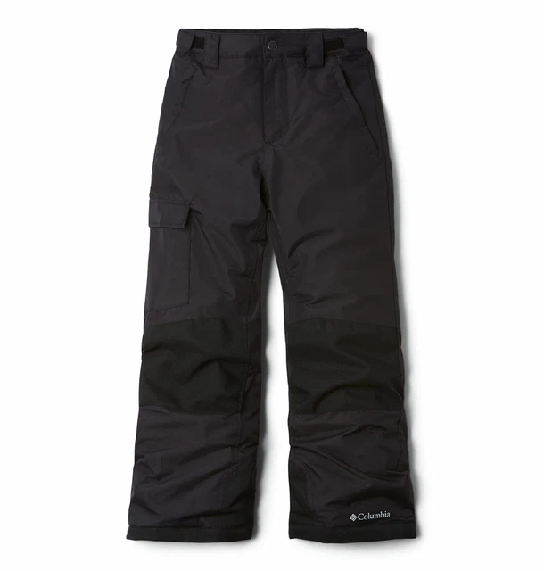 Columbia 292589 Kids’ Bugaboo II Pant, Waterproof and Breathable Black, Large