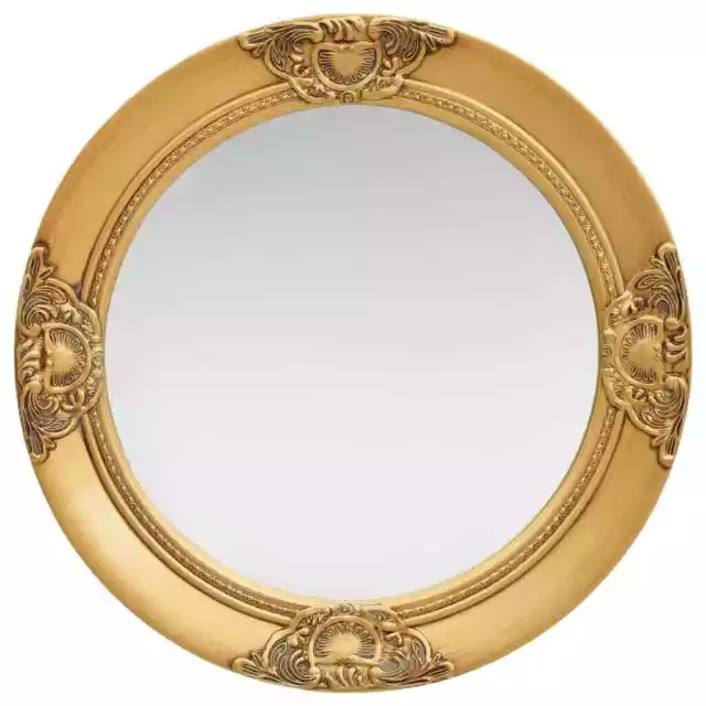 vidaXL Wall Mirror Baroque Style 50 cm Gold