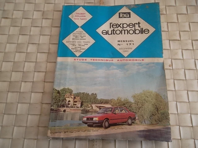 Revue Technique Automobile Talbot Solara - Tous Types, 1980, Bon état
