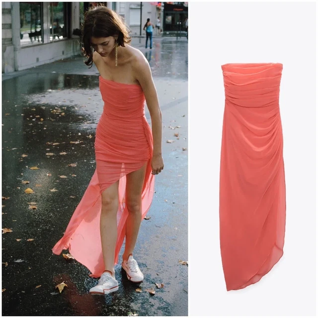 Wine ruched draped chiffon outlet dress