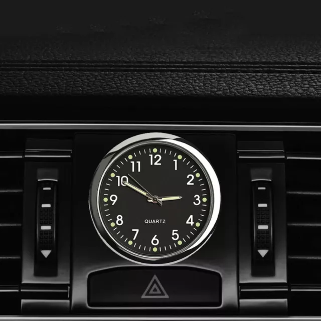 Luminous Car Internal Stick-On Digital Watch Quartz Clock Accessories Universal