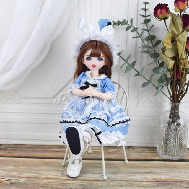 30cm Cute BJD Doll 1/6 Female Girl Dolls with Clothes Beauty DIY Toys Xmas Gift