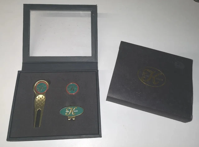 "The K Club" - Pitch Fork, Tee & Marker Set - New In Opened Box, Christmas Gift