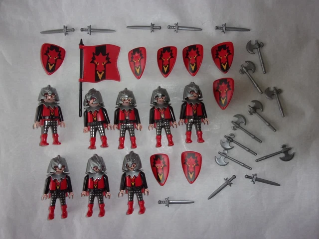 PLAYMOBIL vintage médiéval château chevalier dragon FIGURES 5460 série 5 #10 PLAYMOBIL vintage médiéval château chevalier dragon FIGURES 5460 série 5 #10
