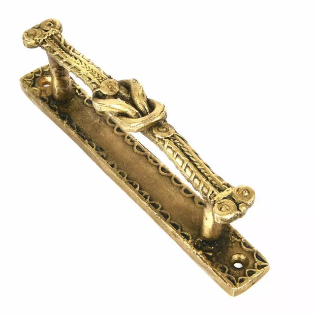 Set of 2 Pcs Antique Finish Classical Brass Door Pull Handle Vintage Style