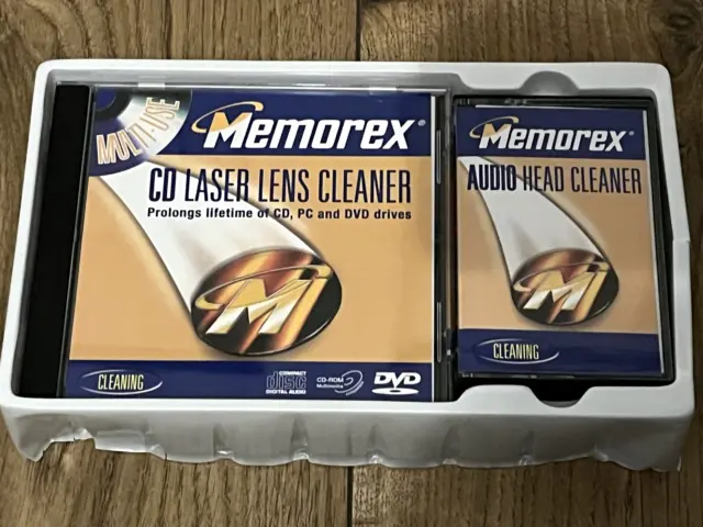 Memorex Komplett Media Care Kit Kopfreiniger für VHS Video, Kassette und CD/DVD 3