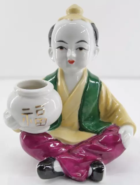 Japanese Porcelain PEKING EAST BY MANN Asian Boy's Figurine VINTAGE