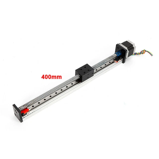 400mm Linear Guide Rail CNC Slide Stage Actuator Ball Screw Motion Nema 23 Motor