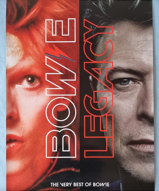DAVID BOWIE LEGACY The Very Best Of Original Promo Poster 84 cm x 59.5 ...
