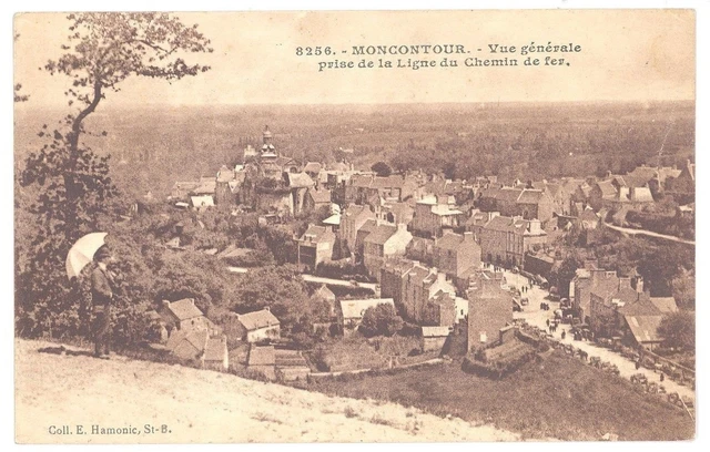 Carte Postale Ancienne Saint-Cast - Route Du Bourg (22) - Non Voyagée