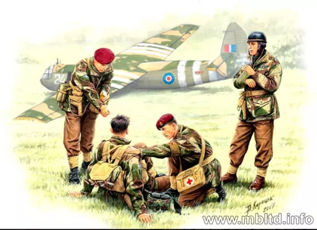 Mw22 Masterbox 3534 British Paratroopers, 1944. Kit 2 1/35  Figure