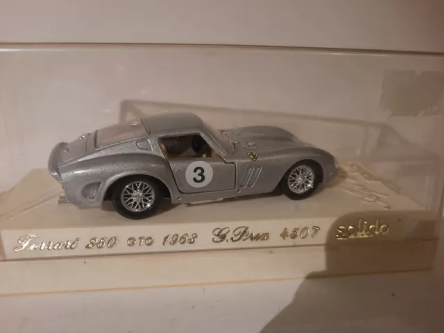 Solido 4507 , Ferrari 250 GTO 1963 , Silber Nr 3 , 1:43 2