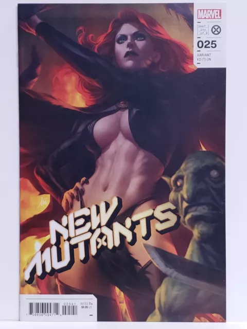 New Mutants #25 Artgerm Stanley Lau 1:50 incentive variant Marvel Comics 2022