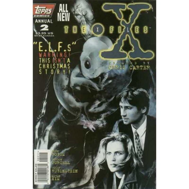 X-Files (1995 series) Annual #2 in Near Mint condition. Topps comics [t*