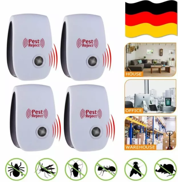 4x Ultrasonic Pest Control protection contre les parasites de la souris