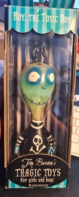 Bonecos Tragic Toys Tim Burton Stain Boy, Robot Boy, The Gir