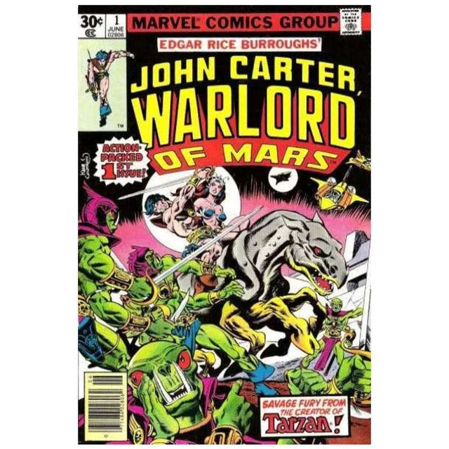 John Carter: Warlord of Mars (1977 series) #1 in F + cond. Marvel comics [g.