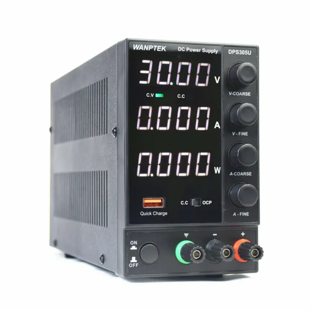 Alimentatore commutabile 0-30 V 0-5 A DC regolabile Lab alimentatore display LED DPS305U 220V
