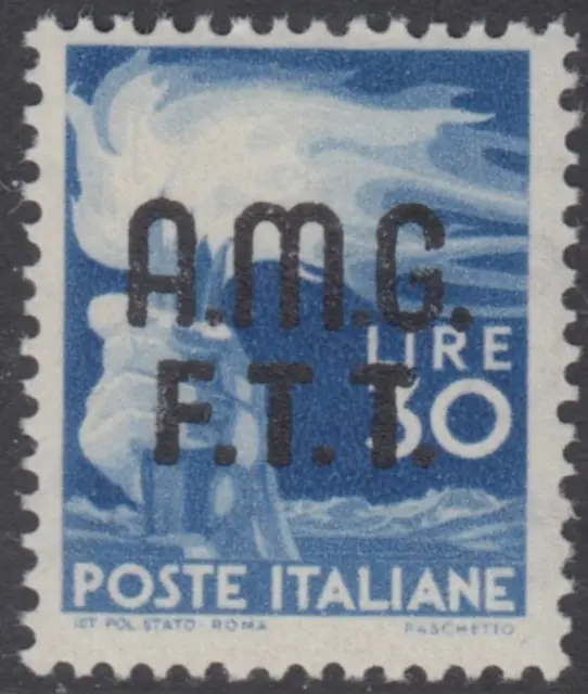 Italy Trieste A (AMG-FTT) - Democratica - Sassone n.15 cv 540$ MNH**