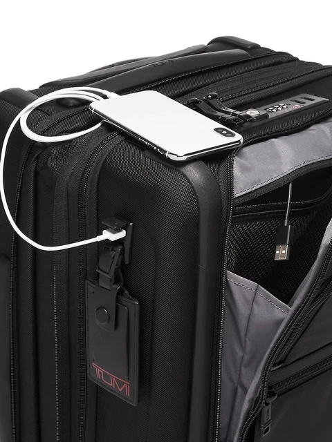 New Tumi Alpha 3 117154-1041 22" Expandable 4 Wheeled Carry-On Case/Bag - Black 6