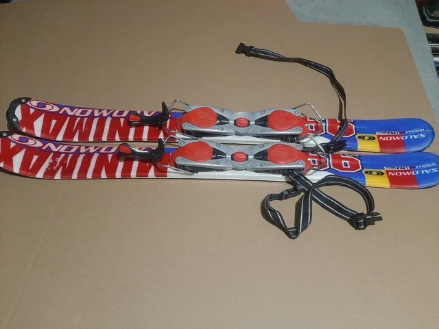 SALOMON MINIMAX MINI Skis Snowblades 99cm 96.53 PicClick