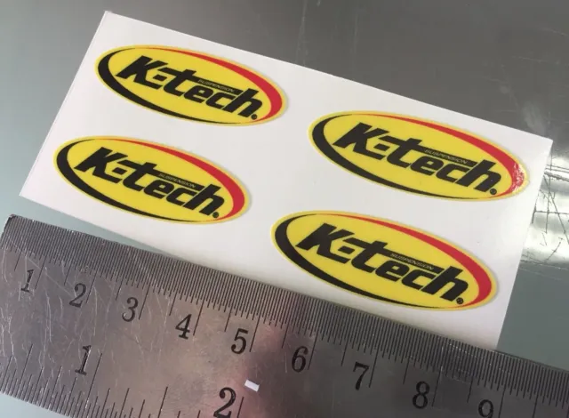 TP K-Tech Ktech K Tech Suspension Fork Stickers / Decals (4CM x 1,4CM) X4 /963