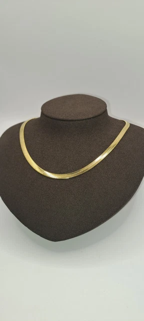Chaine Femme Homme Serpent Ras de Cou Maille Choker Collier Acier