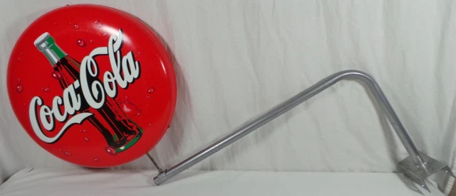 RARE VINTAGE COCA Cola Spinning Icon Plastic Sign Advertising Display £ ...
