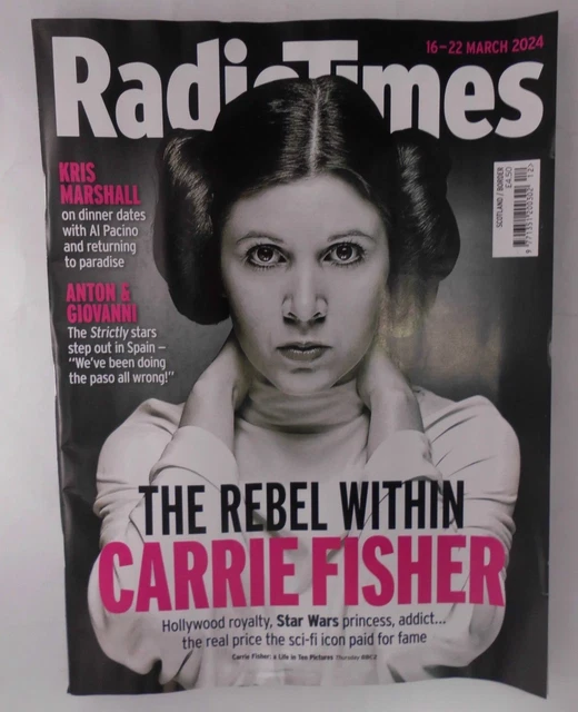 RADIO TIMES MAGAZINE Scotland/Borders TV Guide 16-22 Mar 2024 Carrie ...
